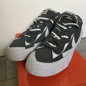 Nike Sacai Blazer Low Iron Grey